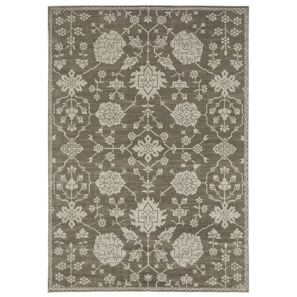 Oriental Weavers Intrigue Indoor Area Rug - Traditional Multi-tonal Patterns In Blues, Grays, And Warm Accents Grey,Light Grey Polyester Iint01240330st