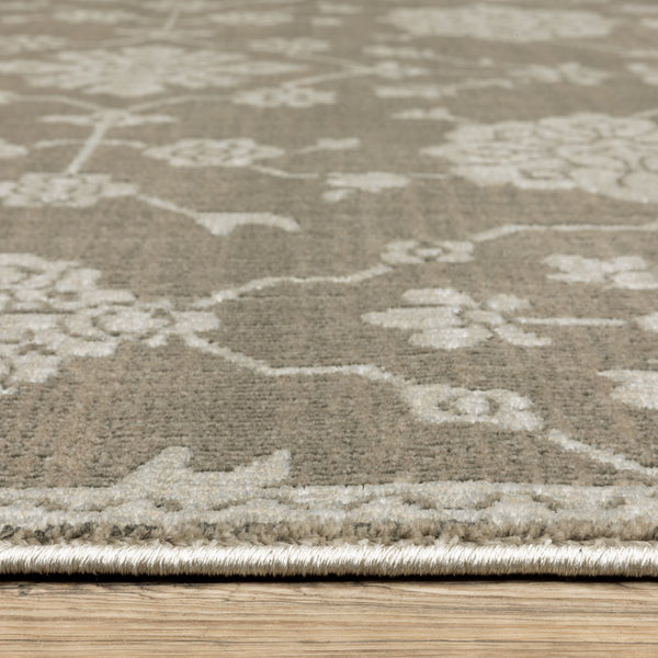 Oriental Weavers Intrigue Indoor Area Rug - Traditional Multi-tonal Patterns In Blues, Grays, And Warm Accents Grey,Light Grey Polyester Iint01068230st