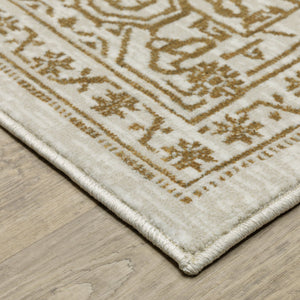 Oriental Weavers Intrigue Indoor Area Rug - Elegant Multi-tonal Blues & Gold, Soft Textured Design For Any Room Ivory,Gold Polyester Iint03116165st