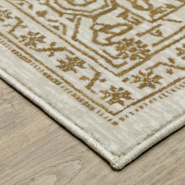 Oriental Weavers Intrigue Indoor Area Rug - Elegant Multi-tonal Blues & Gold, Soft Textured Design For Any Room Ivory,Gold Polyester Iint03116165st
