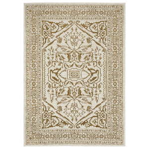 Oriental Weavers Intrigue Indoor Area Rug - Elegant Multi-tonal Blues & Gold, Soft Textured Design For Any Room Ivory,Gold Polyester Iint03116165st