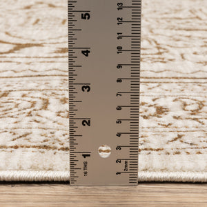 Oriental Weavers Intrigue Indoor Area Rug - Elegant Multi-tonal Blues & Gold, Soft Textured Design For Any Room Ivory,Gold Polyester Iint03116165st