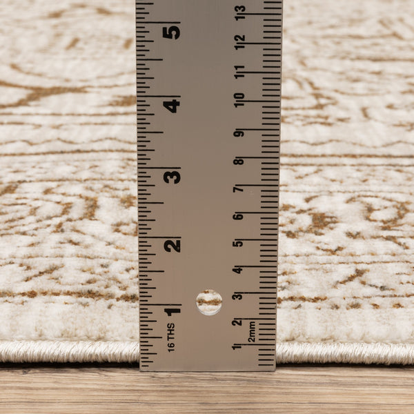 Oriental Weavers Intrigue Indoor Area Rug - Elegant Multi-tonal Blues & Gold, Soft Textured Design For Any Room Ivory,Gold Polyester Iint03116165st