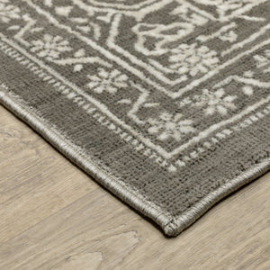 Oriental Weavers Intrigue Indoor Area Rug - Elegant Traditional Patterns In Soft Multi-tonal Blues And Grays Grey,Ivory Polyester Iint04240330st