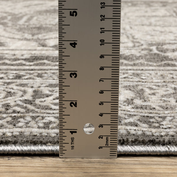 Oriental Weavers Intrigue Indoor Area Rug - Elegant Traditional Patterns In Soft Multi-tonal Blues And Grays Grey,Ivory Polyester Iint04240330st