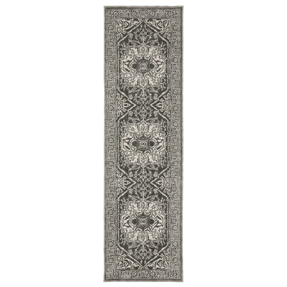 Oriental Weavers Intrigue Indoor Area Rug - Elegant Traditional Patterns In Soft Multi-tonal Blues And Grays Grey,Ivory Polyester Iint04068230st