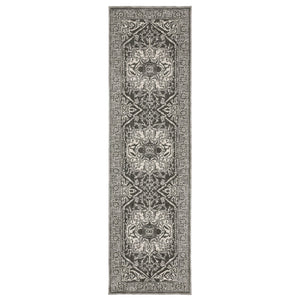 Oriental Weavers Intrigue Indoor Area Rug - Elegant Traditional Patterns In Soft Multi-tonal Blues And Grays Grey,Ivory Polyester Iint04068230st