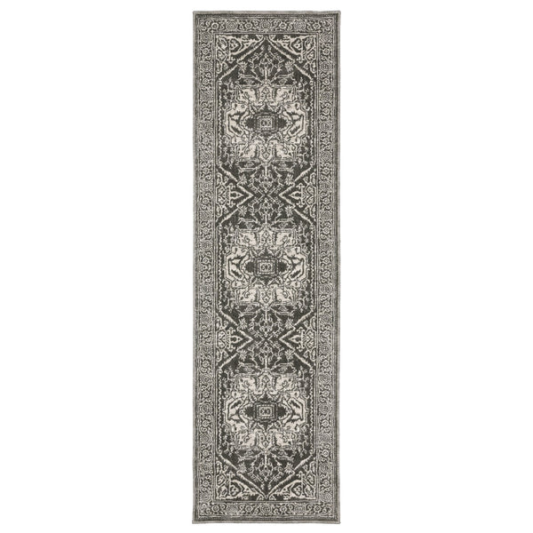 Oriental Weavers Intrigue Indoor Area Rug - Elegant Traditional Patterns In Soft Multi-tonal Blues And Grays Grey,Ivory Polyester Iint04068230st