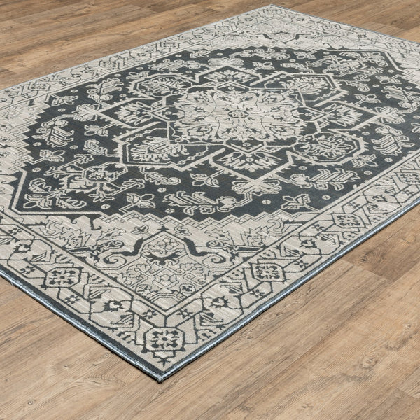 Oriental Weavers Intrigue Indoor Area Rug - Elegant Multi-tonal Blues & Grays With Textured Patterns For Every Room Blue,Grey Polyester Iint07240330st