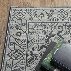 Oriental Weavers Intrigue Indoor Area Rug - Traditional Multi-tonal Design With Soft Texture, Made In The Usa Blue,Grey Polyester Iint07068230st