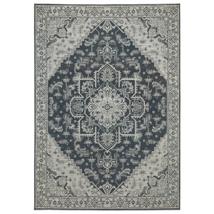 Oriental Weavers Intrigue Indoor Area Rug - Elegant Multi-tonal Blues & Grays With Textured Patterns For Every Room Blue,Grey Polyester Iint07240330st