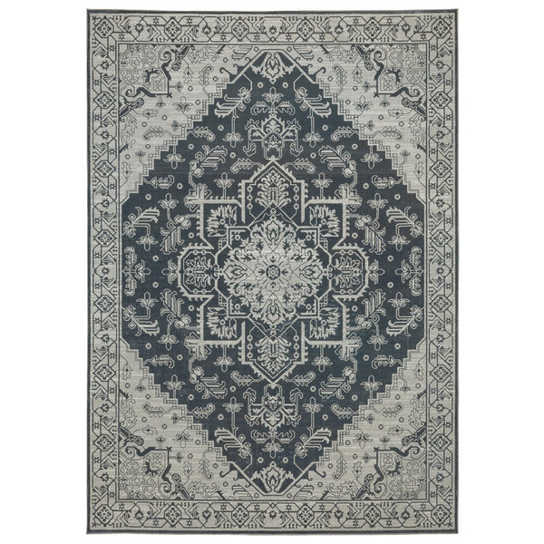 Oriental Weavers Intrigue Indoor Area Rug - Elegant Multi-tonal Blues & Grays With Textured Patterns For Every Room Blue,Grey Polyester Iint07240330st