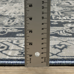 Oriental Weavers Intrigue Indoor Area Rug - Traditional Multi-tonal Design With Soft Texture, Made In The Usa Blue,Grey Polyester Iint07068230st