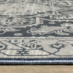 Oriental Weavers Intrigue Indoor Area Rug - Elegant Multi-tonal Blues & Grays With Textured Patterns For Every Room Blue,Grey Polyester Iint07240330st