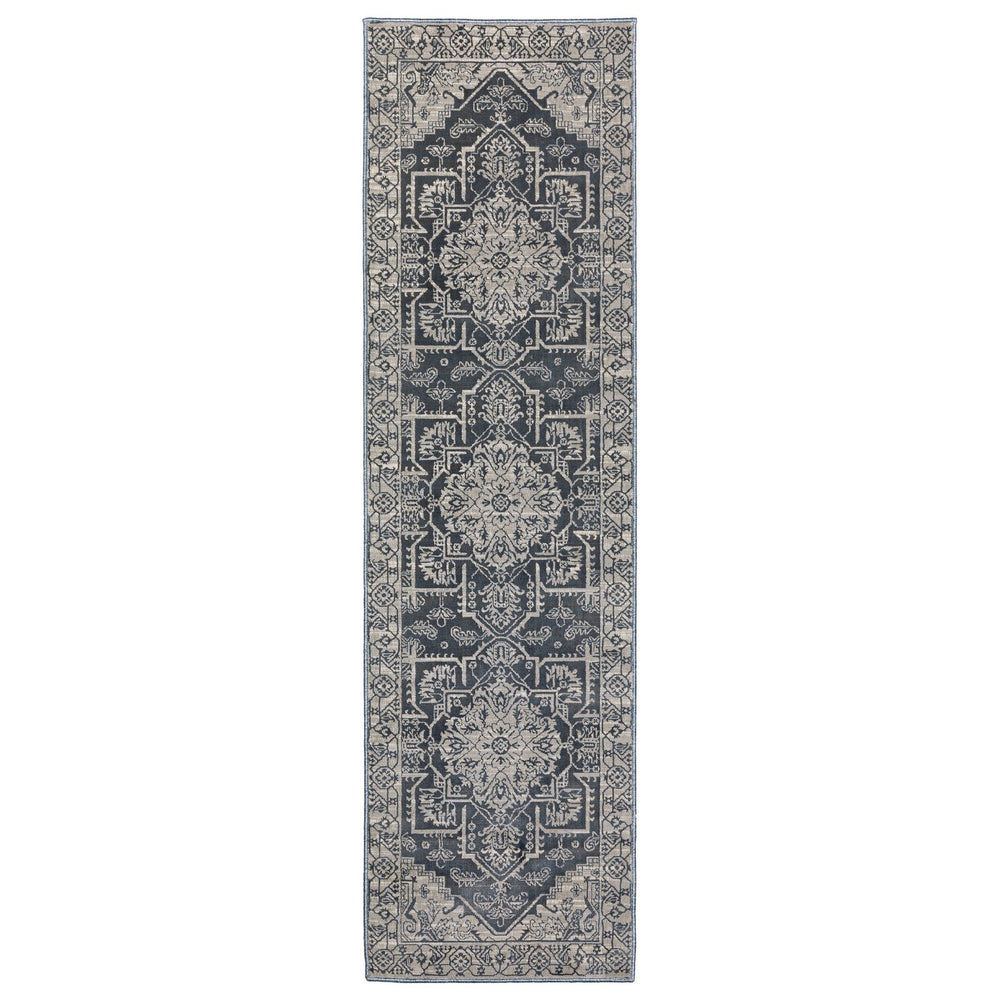 Oriental Weavers Intrigue Indoor Area Rug - Traditional Multi-tonal Design With Soft Texture, Made In The Usa Blue,Grey Polyester Iint07068230st
