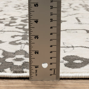 Oriental Weavers Intrigue Indoor Area Rug - Elegant Traditional Design In Multi-tonal Blues And Grays, Soft Texture Ivory,Grey Polyester Iint08160230st