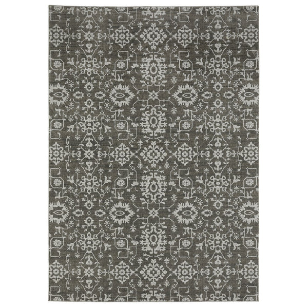 Oriental Weavers Intrigue Indoor Area Rug – Elegant Traditional Design With Soft Texture For Cozy Home Décor Grey,Ivory Polyester Iint09200290st