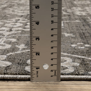 Oriental Weavers Intrigue Indoor Area Rug – Elegant Traditional Design With Soft Texture For Cozy Home Décor Grey,Ivory Polyester Iint09200290st