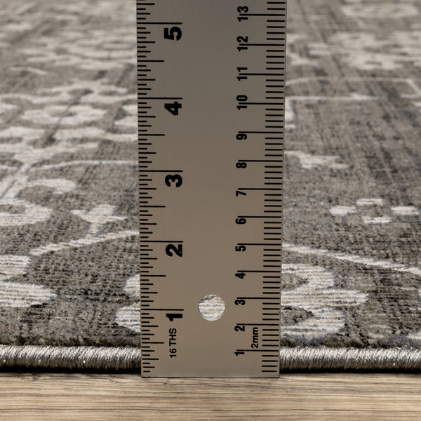 Oriental Weavers Intrigue Indoor Area Rug – Elegant Traditional Design With Soft Texture For Cozy Home Décor Grey,Ivory Polyester Iint09200290st