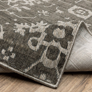 Oriental Weavers Intrigue Indoor Area Rug – Elegant Traditional Design With Soft Texture For Cozy Home Décor Grey,Ivory Polyester Iint09200290st