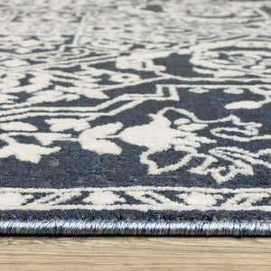 Oriental Weavers Intrigue Indoor Area Rug - Traditional Patterns In Multi-tonal Blues And Grays For Elegant Décor Blue,Ivory Polyester Iint10300390st
