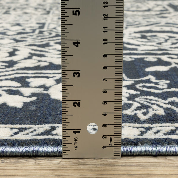 Oriental Weavers Intrigue Indoor Area Rug - Traditional Patterns In Multi-tonal Blues And Grays For Elegant Décor Blue,Ivory Polyester Iint10300390st