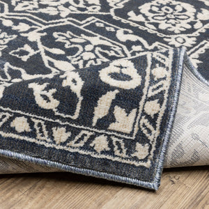 Oriental Weavers Intrigue Indoor Area Rug - Traditional Patterns In Multi-tonal Blues And Grays For Elegant Décor Blue,Ivory Polyester Iint10300390st