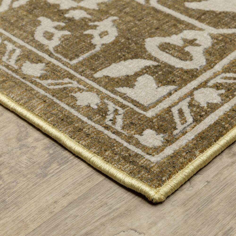 Oriental Weavers Intrigue Indoor Area Rug - Traditional Patterns In Multi-tonal Blues And Grays For Elegant Spaces Gold,Beige Polyester Iint11240330st