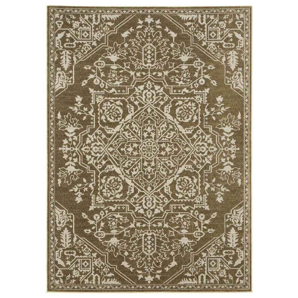 Oriental Weavers Intrigue Indoor Area Rug - Traditional Patterns In Multi-tonal Blues And Grays For Elegant Spaces Gold,Beige Polyester Iint11240330st