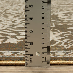 Oriental Weavers Intrigue Indoor Area Rug - Traditional Patterns In Multi-tonal Blues And Grays For Elegant Spaces Gold,Beige Polyester Iint11240330st