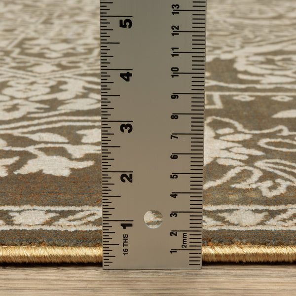 Oriental Weavers Intrigue Indoor Area Rug - Traditional Patterns In Multi-tonal Blues And Grays For Elegant Spaces Gold,Beige Polyester Iint11240330st