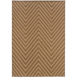 Oriental Weavers Karavia Indoor/Outdoor Area Rug - Durable Seagrass Design, Perfect For High Traffic Spaces & Easy Care Tan,Light Tan Polypropylene K1330x160230st