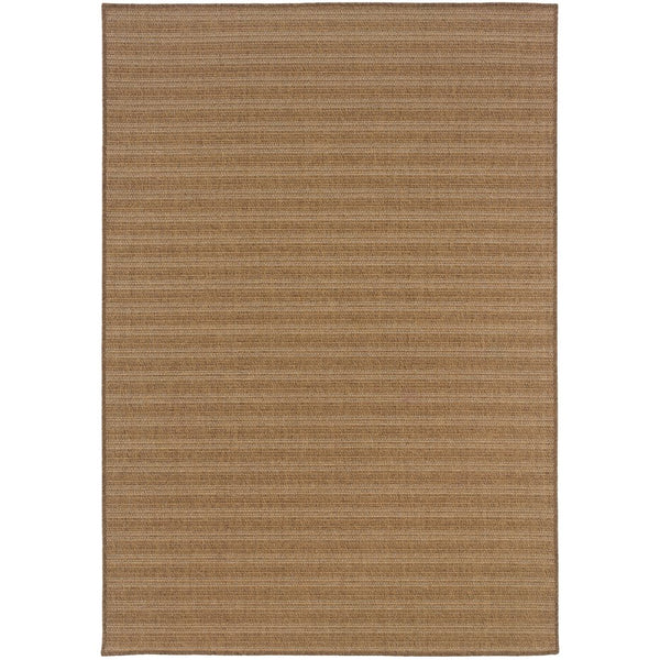 Oriental Weavers Karavia Indoor/Outdoor Area Rug - Durable, Low-maintenance, Seagrass Texture For All Seasons Tan,Light Tan Polypropylene K001x3200290st