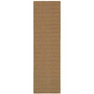 Oriental Weavers Karavia Indoor/Outdoor Area Rug - Durable, Low-maintenance, Seagrass Texture For All Seasons Tan,Light Tan Polypropylene K001x3068230st