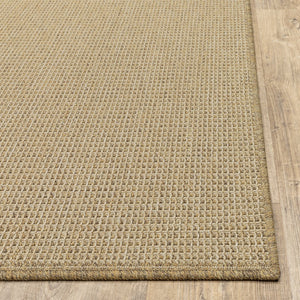 Oriental Weavers Karavia Indoor/Outdoor Area Rug - Durable, Seagrass Inspired Design For All Seasons & High Traffic Areas Light Brown Polypropylene K2067x110170st