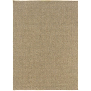 Oriental Weavers Karavia Indoor/Outdoor Area Rug - Durable, Seagrass Inspired Design For All Seasons & High Traffic Areas Light Brown Polypropylene K2067x110170st