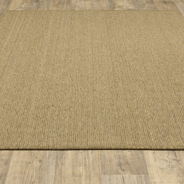 Oriental Weavers Karavia Indoor/Outdoor Area Rug - Durable, Stylish Seagrass Design For All Seasons & Easy Care Tan Polypropylene K2068x055115st