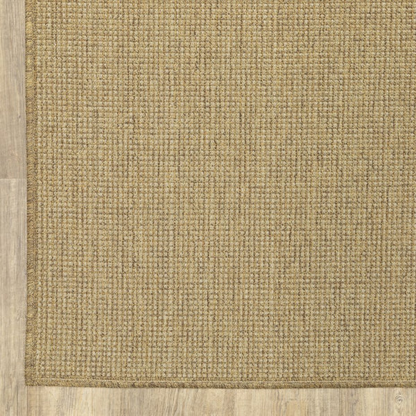 Oriental Weavers Karavia Indoor/Outdoor Area Rug - Durable, Stylish Seagrass Design For All Seasons & Easy Care Tan Polypropylene K2068x055115st