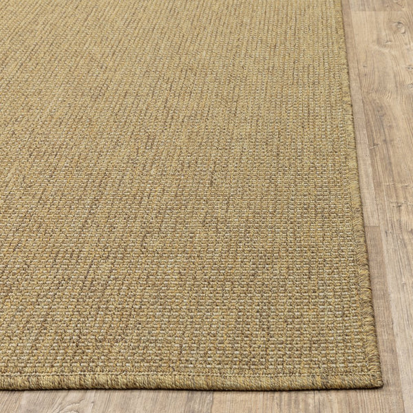 Oriental Weavers Karavia Indoor/Outdoor Area Rug - Durable, Stylish Seagrass Design For All Seasons & Easy Care Tan Polypropylene K2068x055115st