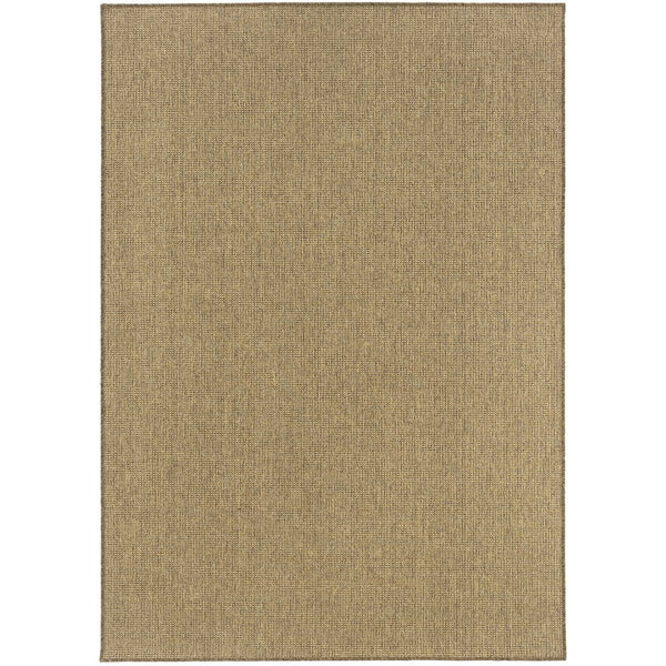 Oriental Weavers Karavia Indoor/Outdoor Area Rug - Durable, Stylish Seagrass Design For All Seasons & Easy Care Tan Polypropylene K2068x055115st