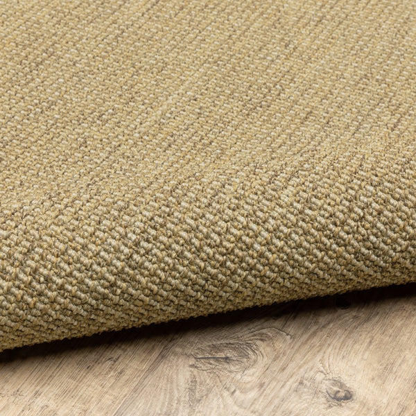 Oriental Weavers Karavia Indoor/Outdoor Area Rug - Durable, Stylish Seagrass Design For All Seasons & Easy Care Tan Polypropylene K2068x055115st