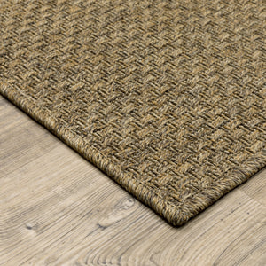 Oriental Weavers Karavia Indoor/Outdoor Area Rug - Durable, Seagrass-style Design For Effortless Elegance & Versatility Light Brown Polypropylene K2160n240330st