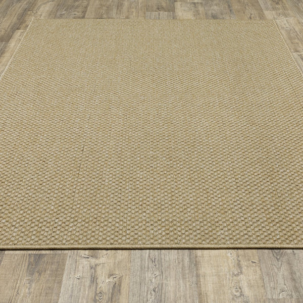 Oriental Weavers Karavia Indoor/Outdoor Area Rug - Durable, Stylish, And Easy Maintenance For All Seasons And Spaces Sand Polypropylene K2160x160230st