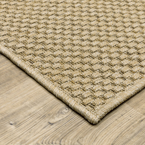 Oriental Weavers Karavia Indoor/Outdoor Area Rug - Durable, Stylish, And Easy Maintenance For All Seasons And Spaces Sand Polypropylene K2160x160230st