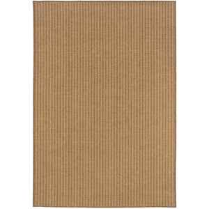 Oriental Weavers Karavia Indoor/Outdoor Area Rug - Luxurious Seagrass Design For Easy Maintenance & Versatile Use Brown,Light Brown Polypropylene K550x3073135st