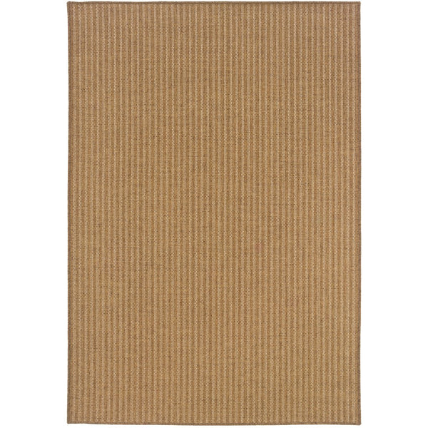 Oriental Weavers Karavia Indoor/Outdoor Area Rug - Luxurious Seagrass Design For Easy Maintenance & Versatile Use Brown,Light Brown Polypropylene K550x3073135st
