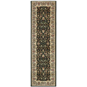 Oriental Weavers Kashan Timeless Persian-inspired Area Rug With Luxurious Soft Pile For Sophisticated Interiors Black,Ivory Polypropylene K108b1068230st