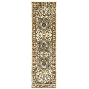 Oriental Weavers Kashan Area Rug - Timeless Persian Design With Luxurious Hand, Perfect For Sophisticated Interiors Ivory,Beige Polypropylene K119w1068230st