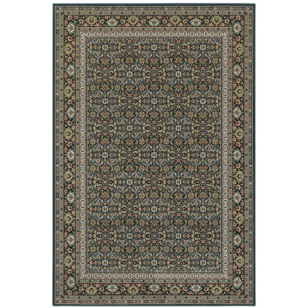 Oriental Weavers Kashan Indoor Area Rug - Timeless Persian Design In Luxurious Colors For Elegant Home Interiors Navy,Multi Polypropylene K180l1117165st