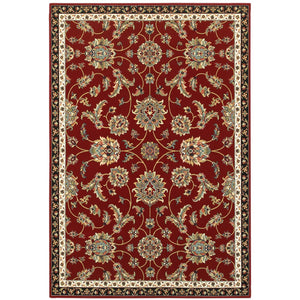 Oriental Weavers Kashan Indoor Area Rug – Elegant Persian Patterns In Alabaster, Red, And Blue For Sophisticated Spaces Red,Multi Polypropylene K370a1057091st